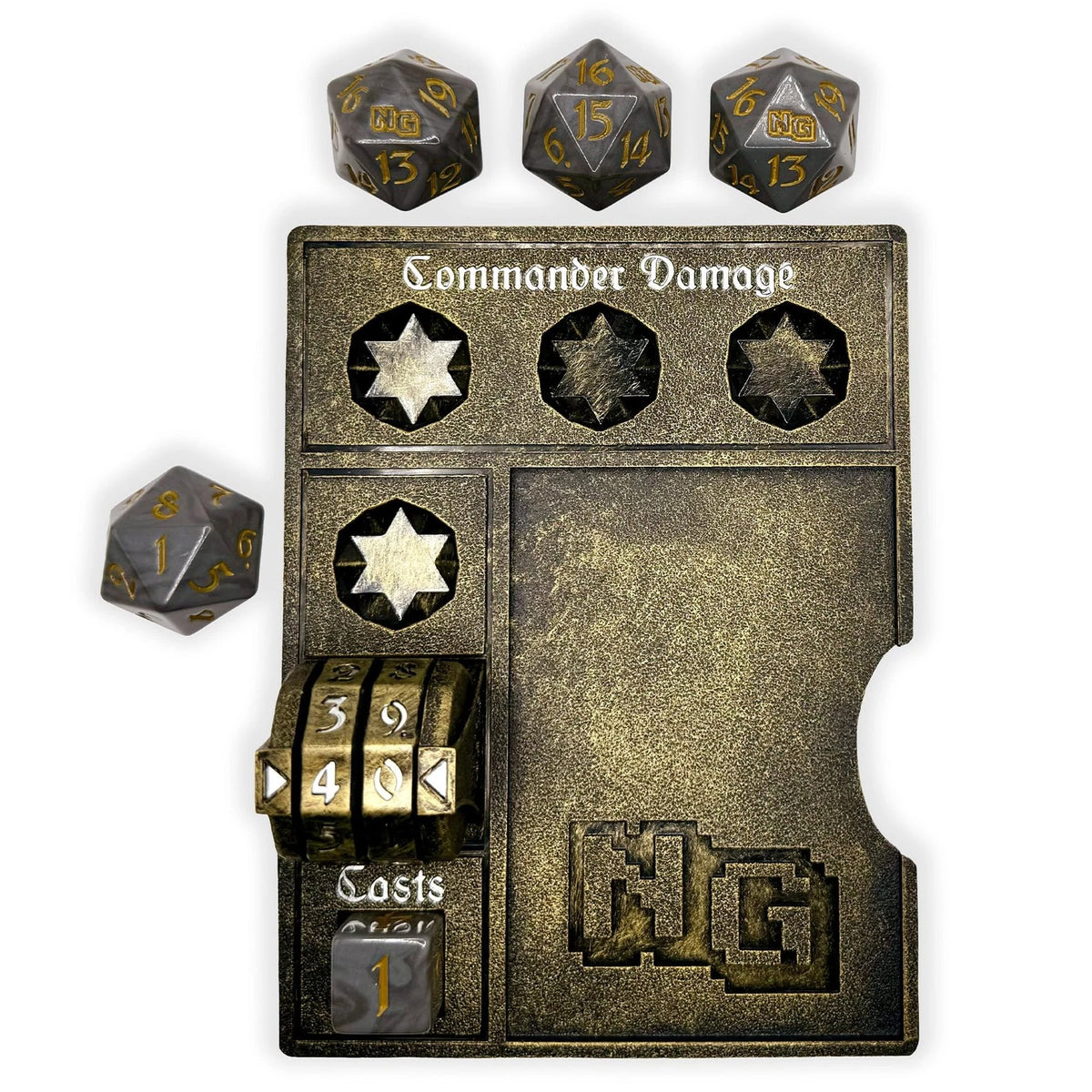 NERD GEAR Commander Essentials Kit - 6 cm x 24 x 0.1 cm, Ancient Bronze