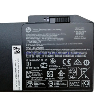VX04XL battery Fits For HP ZBook 15 Workstation G5 G6 HSN-Q13C L05766-855