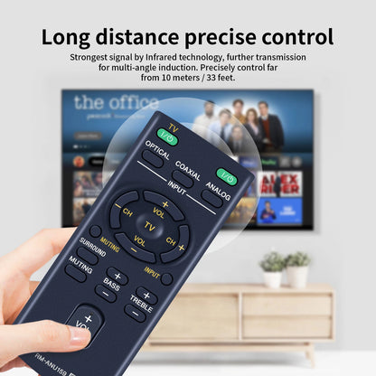 RM-ANU159 Remote Control For Sony Sound Bar HT-CT60 HT-CT60/C SA-CT60 SS-WCT60