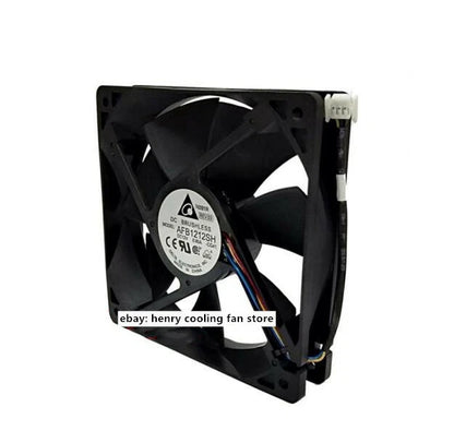Delta AFB1212SH Axial fan DC 12V 0.8A 120*120*25MM 4pin  Server cooling fan