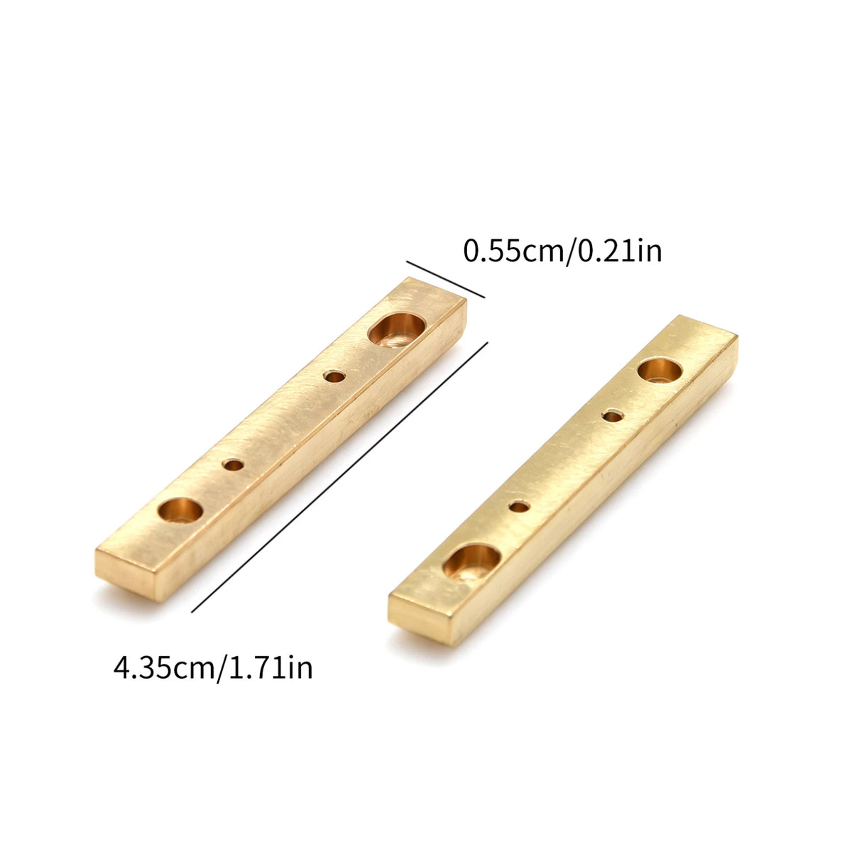 1/24 2 Pack RC Car Brass Boulder Bars For Axial SCX24 90081 Upgrade Accessories