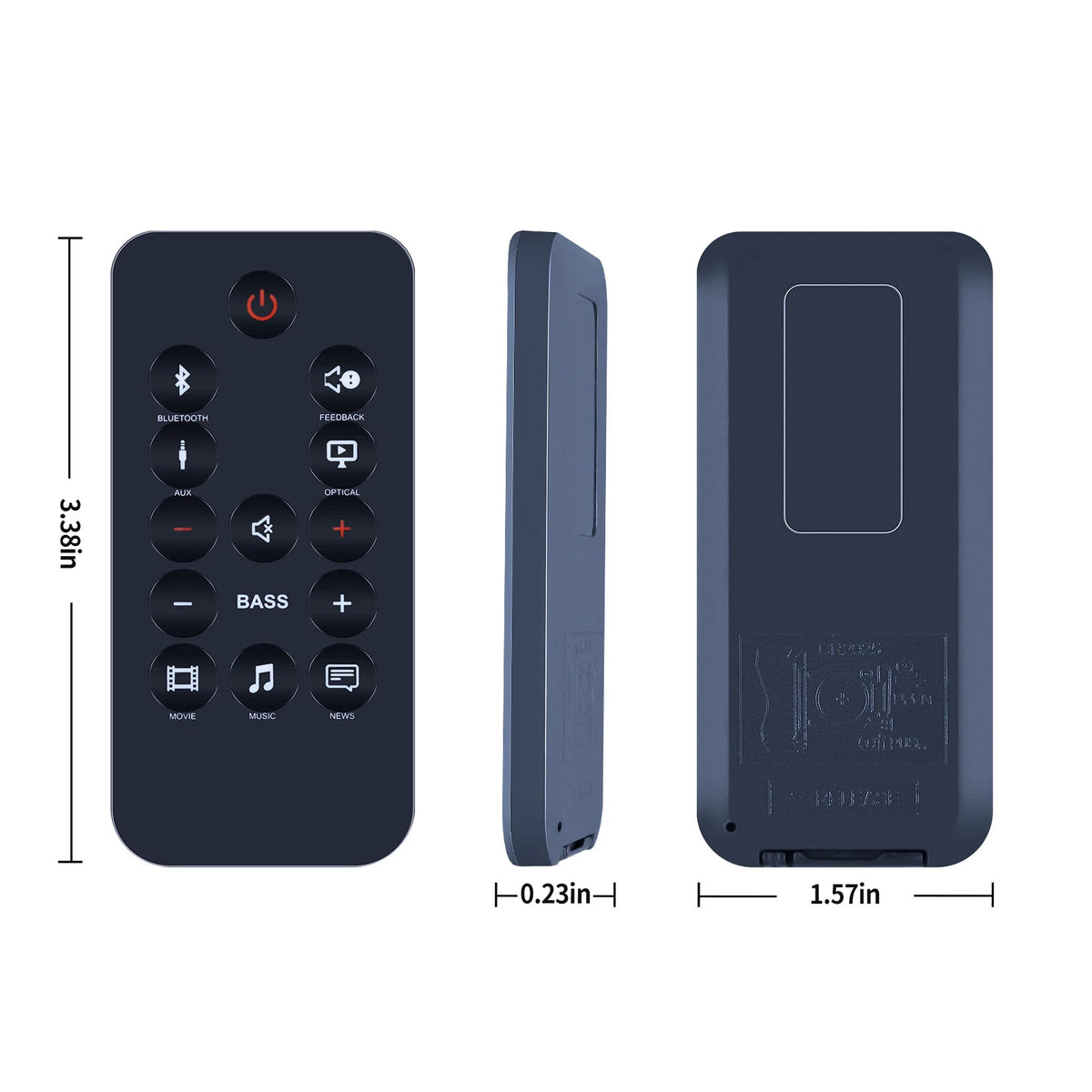 SB150 For JBL Cinema Soundbar Audio Player Replace Remote Control SB150