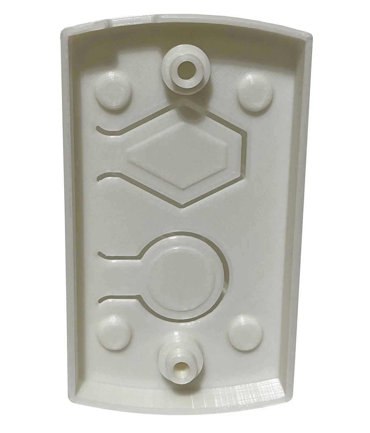 White Two Button Cover Plate - Fits Wayne Dalton Garage Door Wall Station...