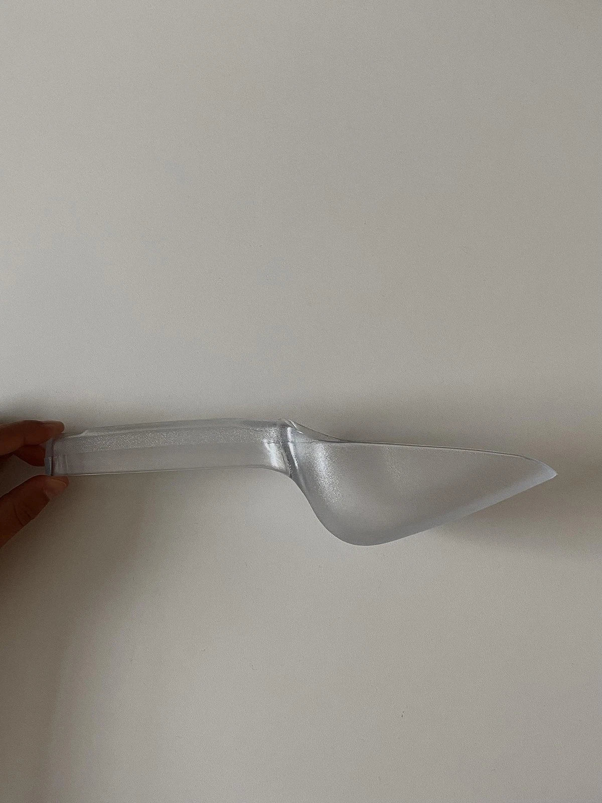Rubbermaid Commercial Products Plastic Utility Ice Scooper, 6-Ounce, Clear