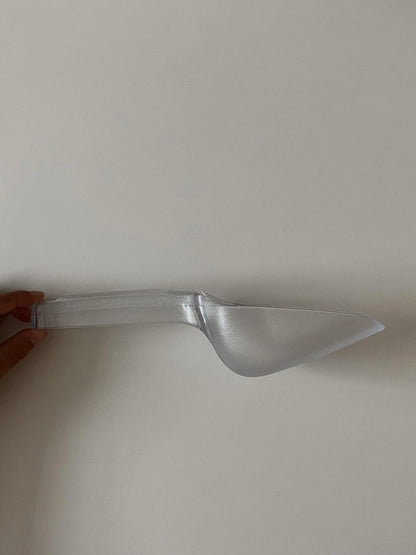 Rubbermaid Commercial Products Plastic Utility Ice Scooper, 6-Ounce, Clear
