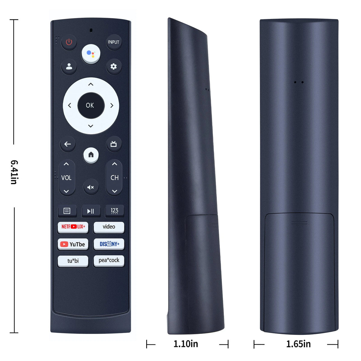 ERF3M90H Voice Remote Control For Hisense TV 43A68H 50A6H 75U7G 55U8H