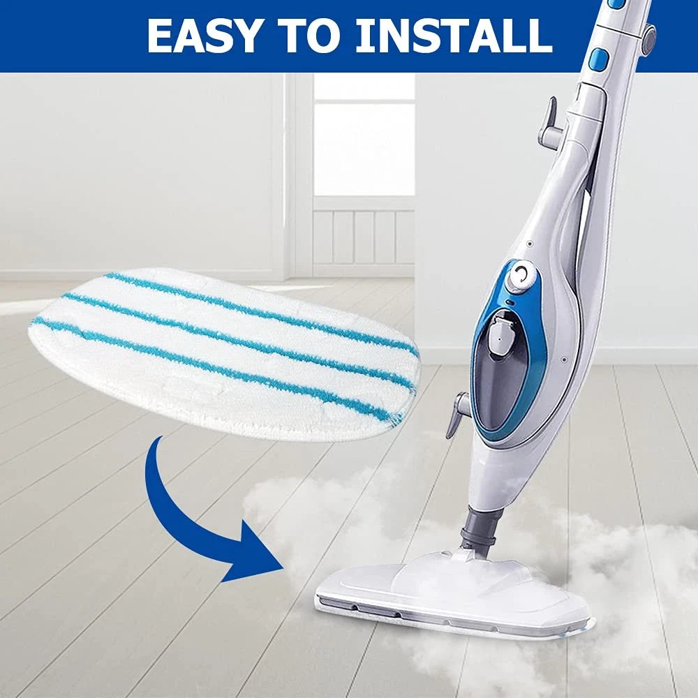 10 Pack Replacement Steam Mop Pads Compatible with PurSteam ThermaPro...