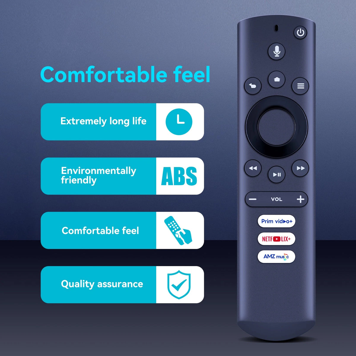 Voice Remote Control For Element Westinghouse Fire TV EL4KAMZ4317 WA43UFT1001
