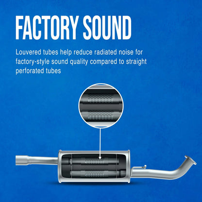 Walker SoundFX Universal 17196 Exhaust Muffler 1.75" Inlet (ID)...