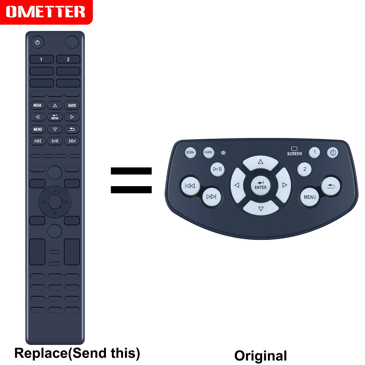 Remote Control For GMC Yukon DVD 2015 2016 2017 2018 2019 2020