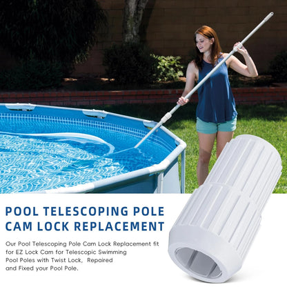 Adabuing Pool Telescoping Pole Cam Lock Replacement - fit for EZ White