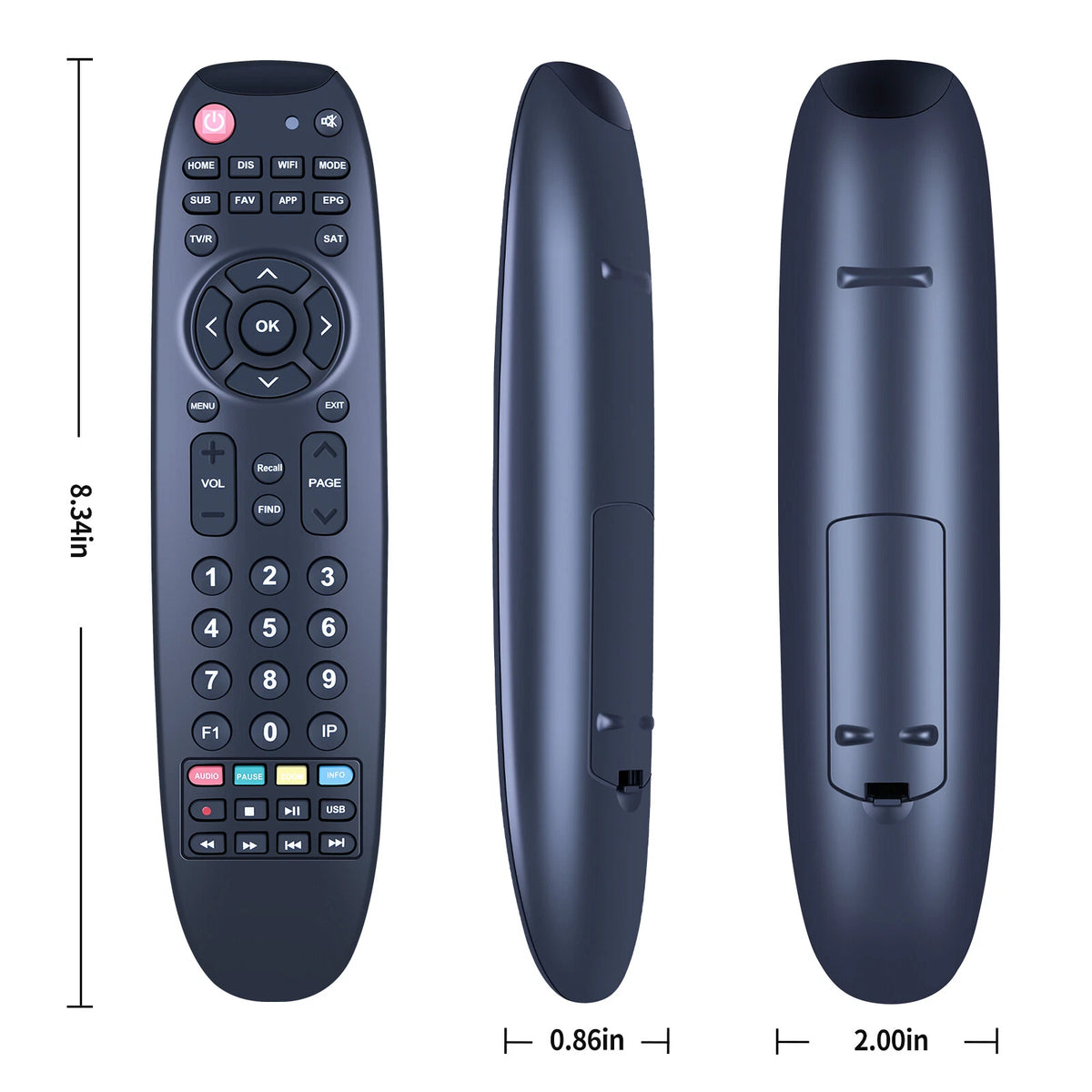 Remote Control For Spider Digital Satellite Receiver TV Box Forever 10 Gold Pro