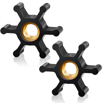 Fabbay 2 Pack Utility Impeller Replacement Water Transfer Pump Black