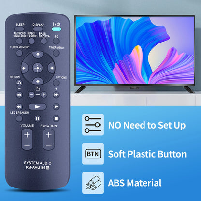 RM-AMU166 For Sony Home Audio System Remote Control GTK-X1BT RDH-GTK17iP