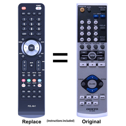 RC-660S Replace Remote Control For Onkyo CR315 CR325 CR325UKD CR425UKD CR435UKD