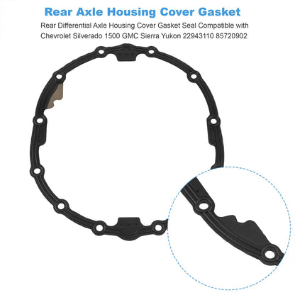 Rear Axle Housing Cover Gasket Seal For Chevrolet Silverado 1500 22943110