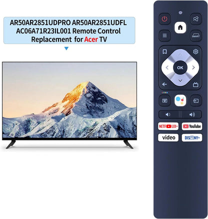 Voice Remote Control For Acer TV I Series and H Series Smart Android TV