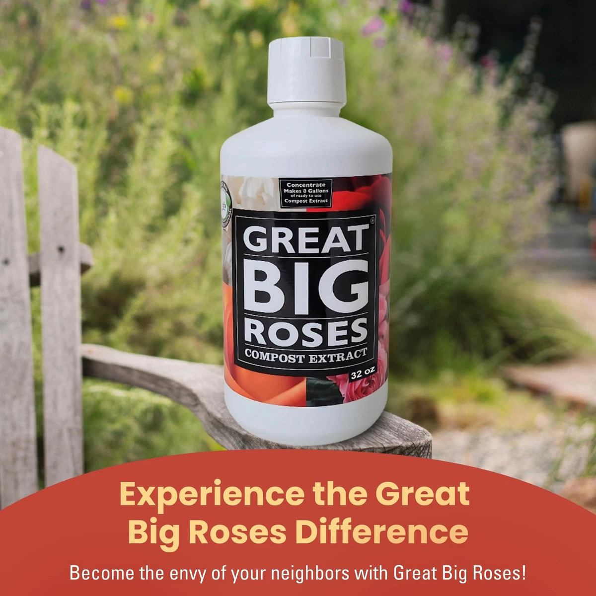 Great Big Roses – Soil and Rose Fertilizer Booster to Grow The Best 32 Ounces