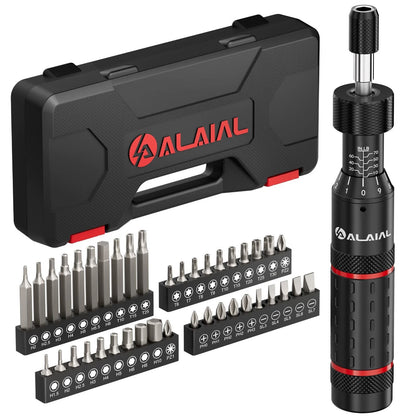ALAIAL Torque Screwdriver Set 10-70 in-lb, Adjustable Inlb, Red