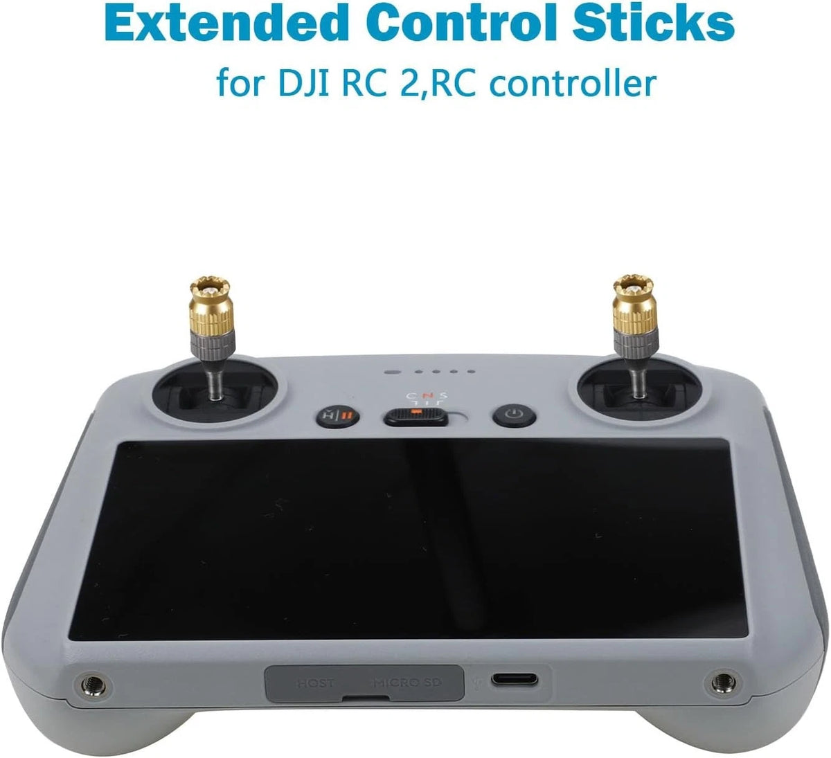 Hanatora Extension Joysticks Stick for DJI RC,RC 2(Flip,Neo,Air 3S/3,Mini...