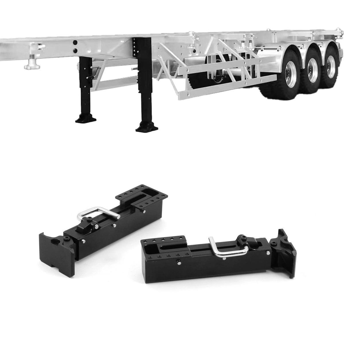 Leg Landing Gear Alloy Support For Tamiya Tractor 5mm Center hole spacing
