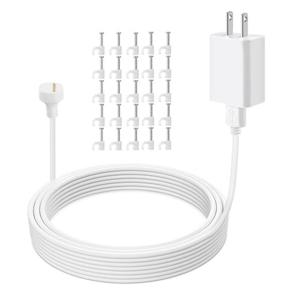 Outdoor Power Cable for Google Nest Cam Battery Magnetic Weatherproof 5.2M