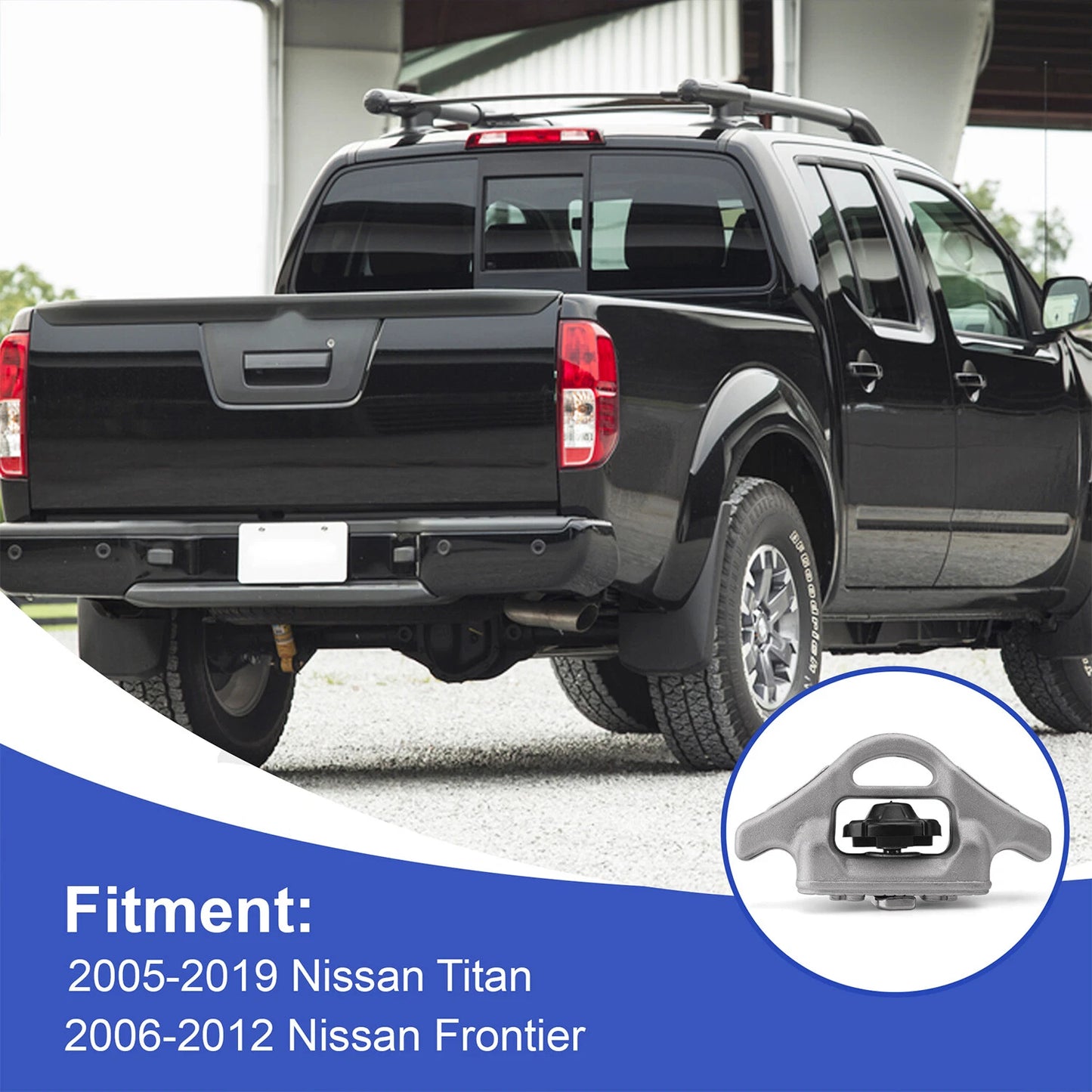 4X Cargo Tie Down Cleat Bed Rail for 2005-2025 Nissan Frontier 999T7ZV00A