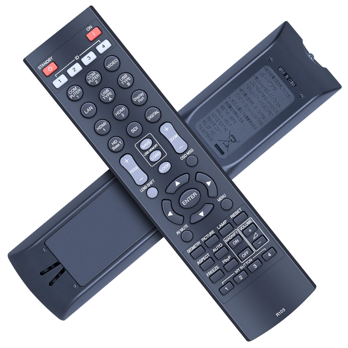 R103 Replacement Remote Control For Christie Maxell LWU720i LHD720i