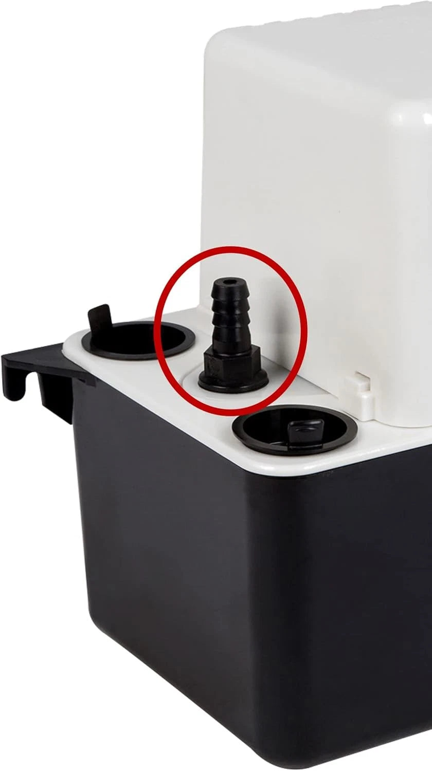 Little Giant CV-10 Check Valve for the 1/4-inch MNPT x 3/8-inch Barbed, Black