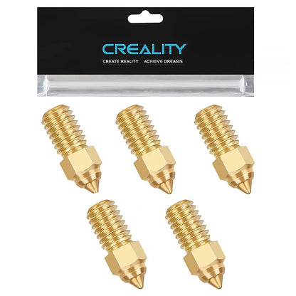 Official Creality Ender 3 V3 SE Nozzles 0.4mm 5PCS High-Speed Brass Nozzles...