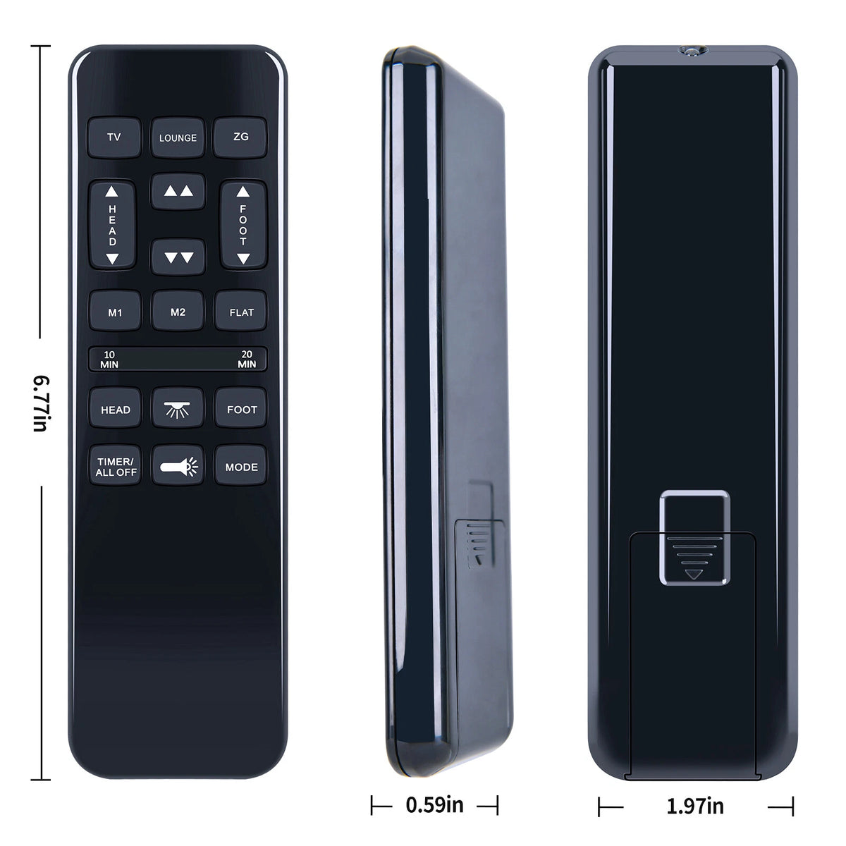 For Richmat HJH55 Model C144980H550123 Adjustable Bed Remote for Mattress Firm