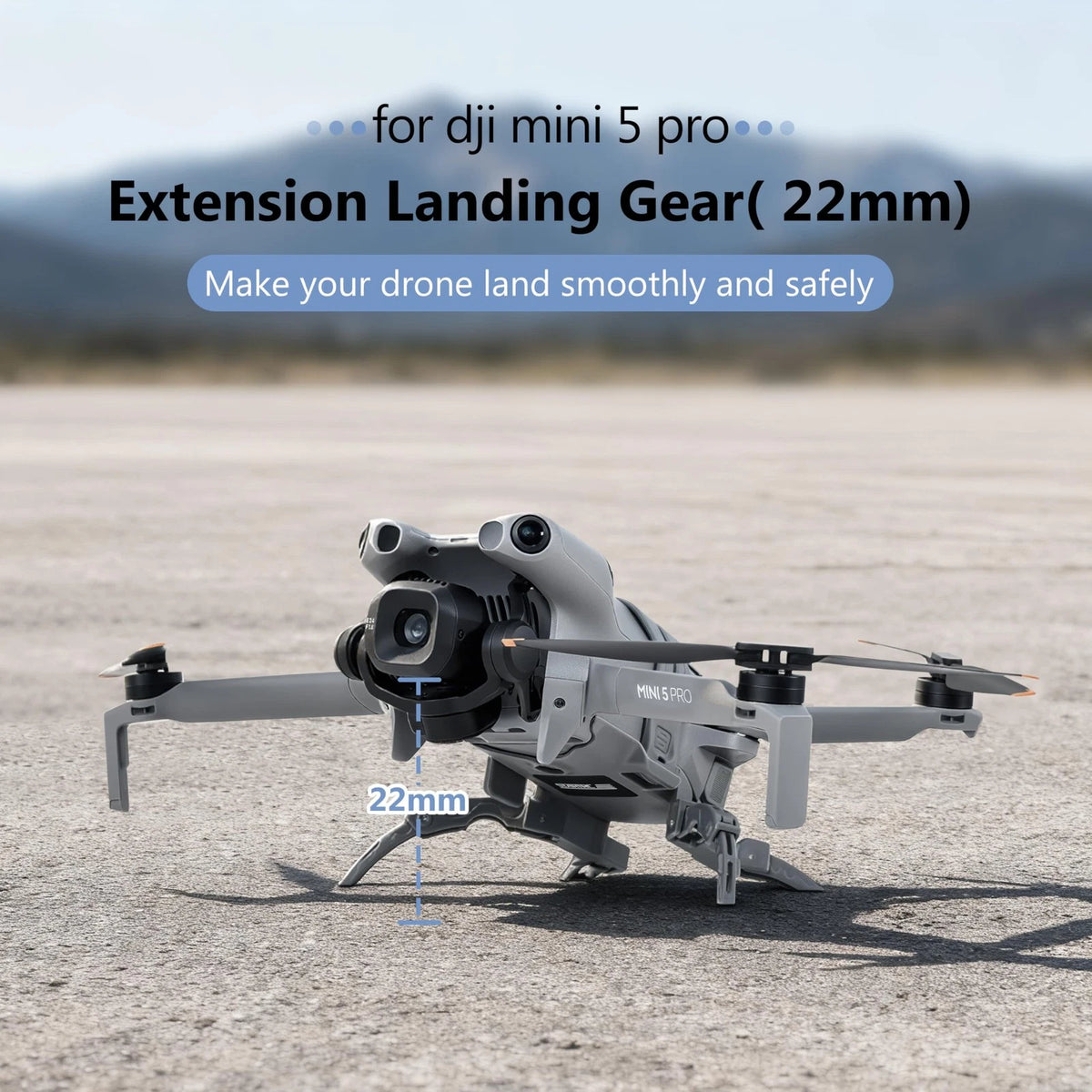 STARTRC Landing Gear for DJI Mini 5 Pro Accessories, Foldable Extended Quick...