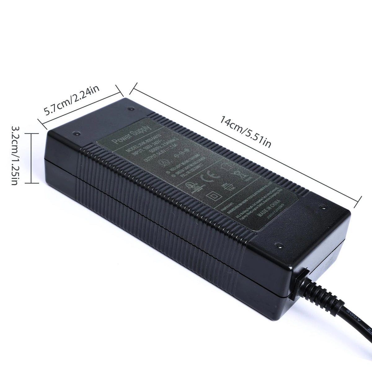 EVAPLUS 5 in 1 Plugs 54.6V Fast Charger, Universal for 48V 13S Lithium...