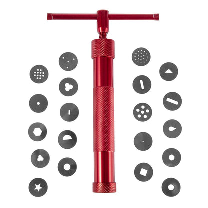 Stainless Steel Clay Extruder Sugar Paste Cake Fondant Red