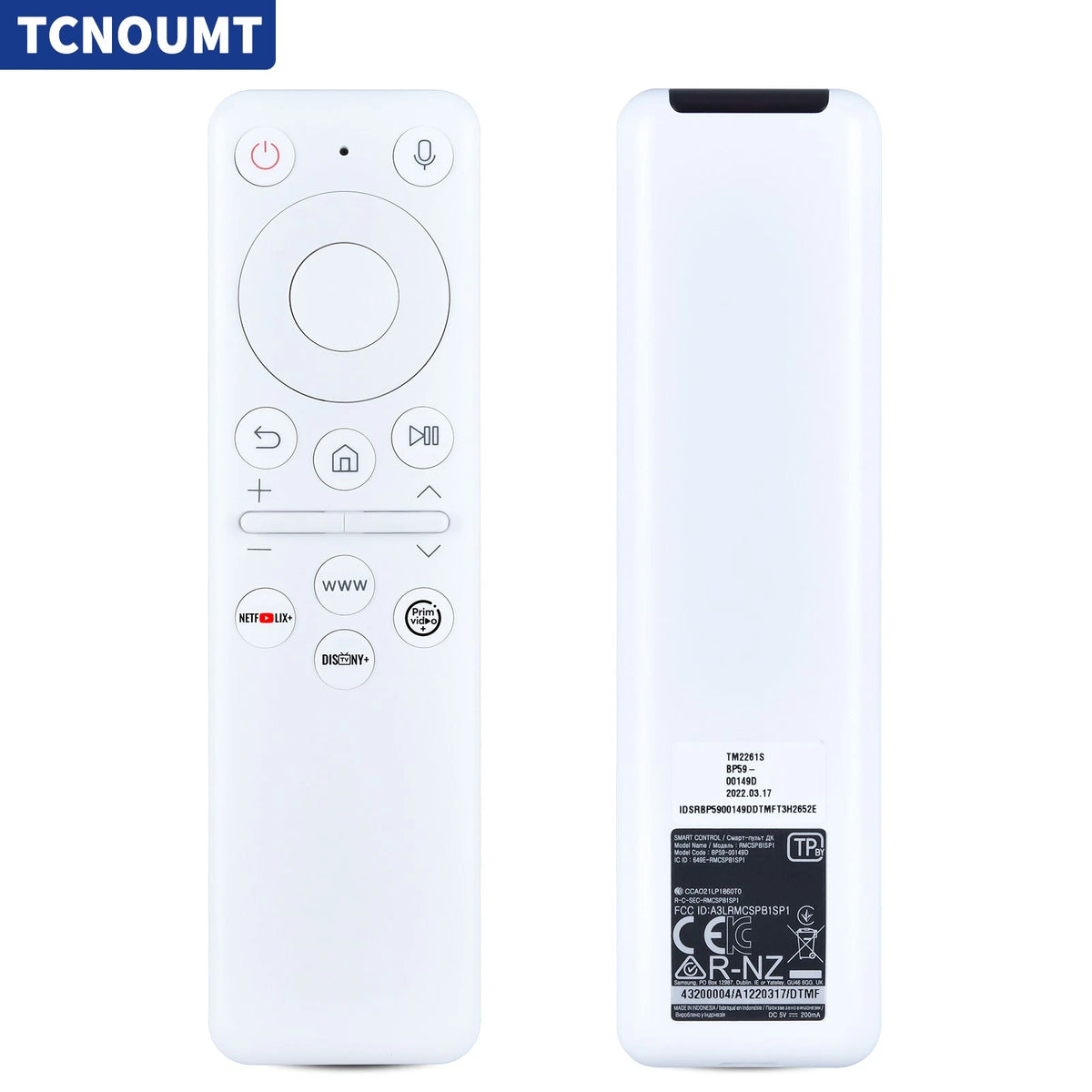 BP59-00149D Voice Remote Control For Samsung TV BP59-00149A -Rechargeable
