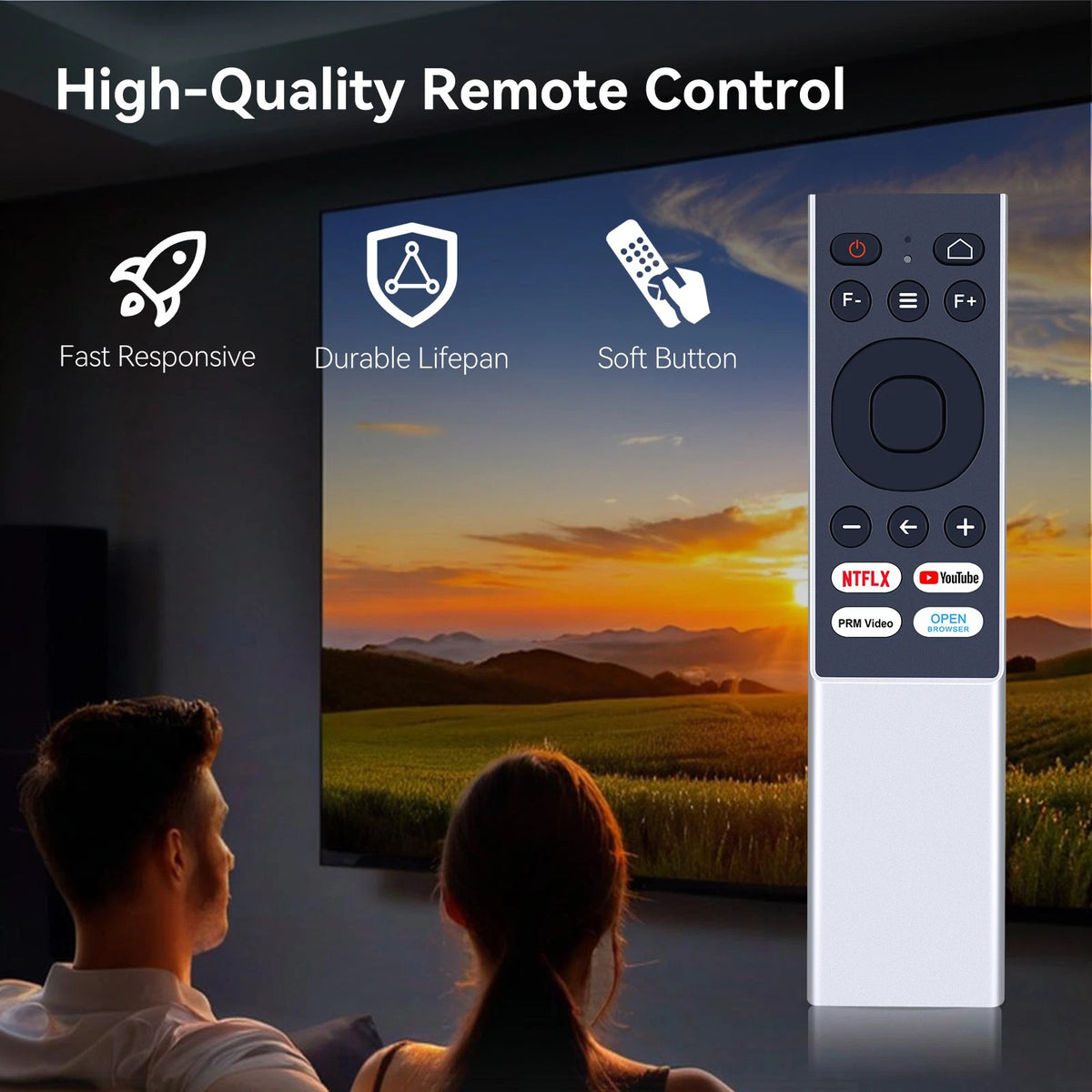 Remote Control For Aurzen EAZZE D1 Pro Projector/WEWATCH WP01/EXTRAVIS V3
