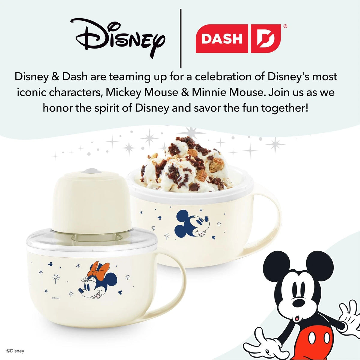 Disney | Dash Mickey Mouse & Minnie My 2 Bowls, &