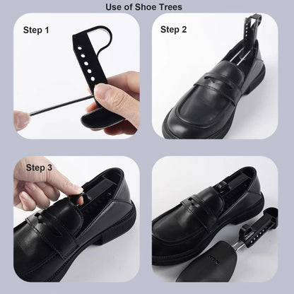 SYINUOYIS 7 Pairs Plastic Shoe Stretchers for Men shoes' size 5.5-11, Black