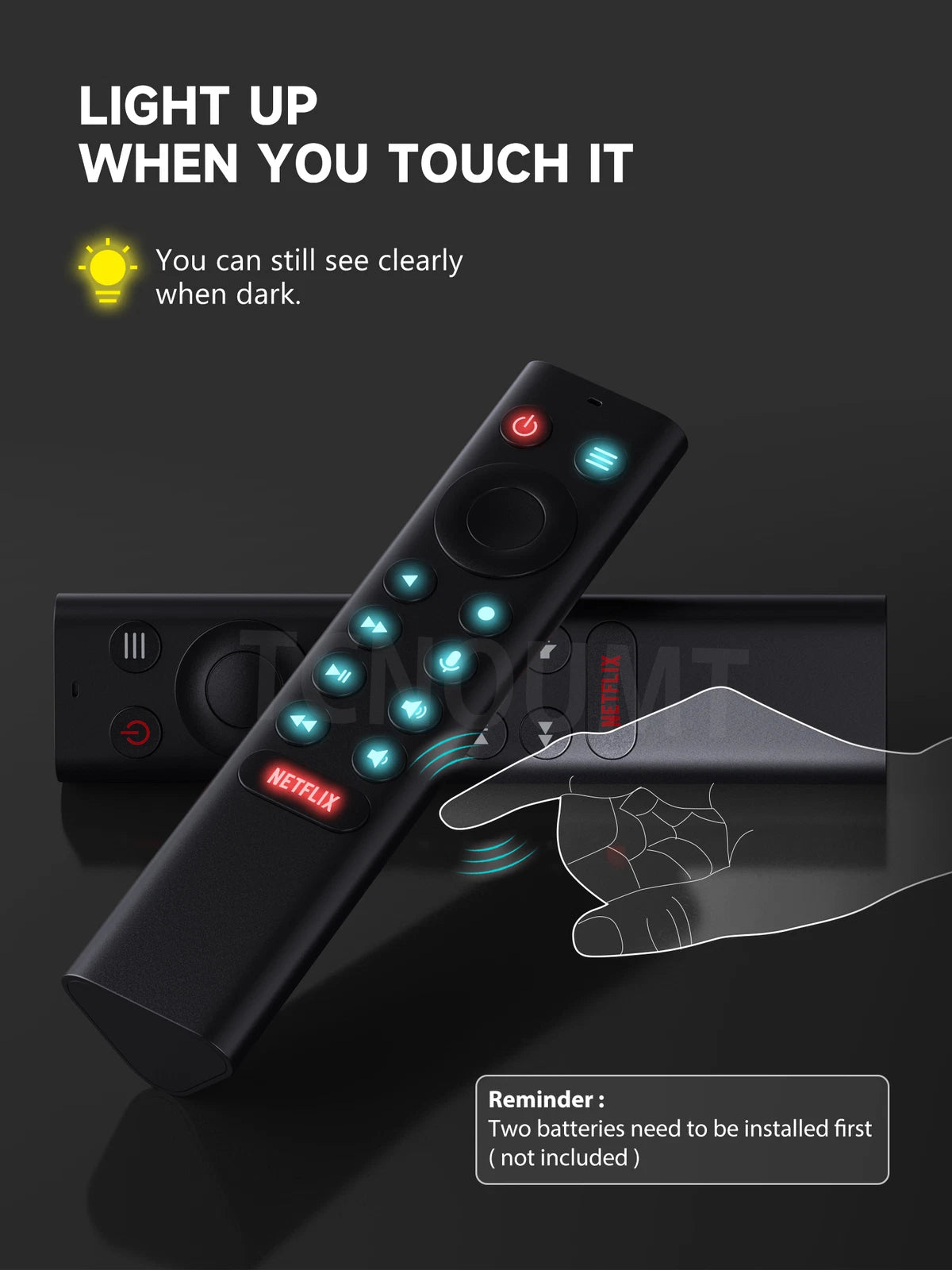 P3700 Voice Remote Control For Nvidia Shield TV 4K HDR Android TV w/backlight