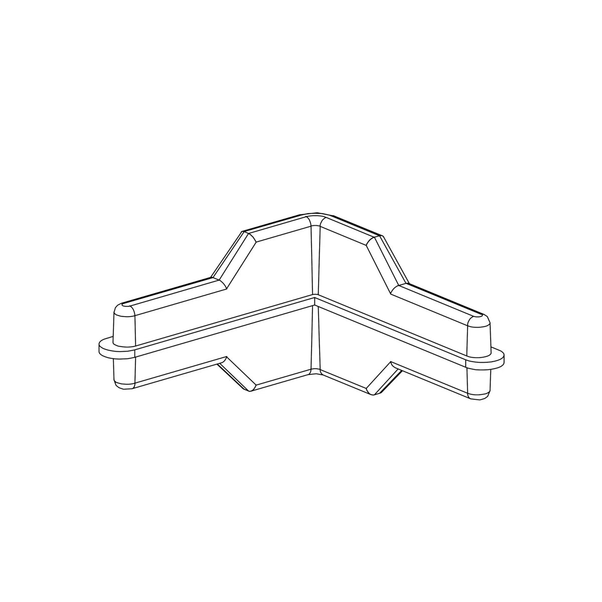 Chia Whalen Post Insert for Costco, Shelving 1-11/32 Inches (Depth), 4 Pieces