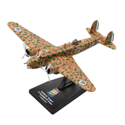 WWII Italian Air Force For Fiat BR.20 1:144 Alloy Model With Rotating Propeller
