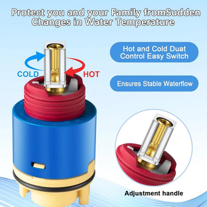 1PC JH02BJ Ceramic Pressure Balance Shower Cartridge Multi- Compatibility