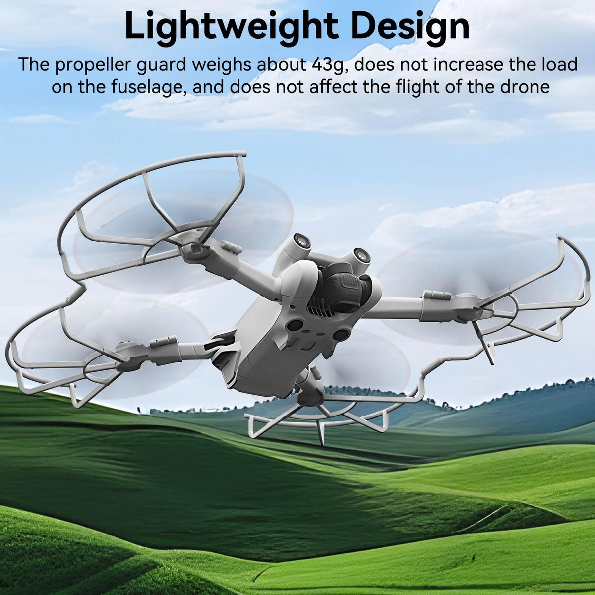 Craznick Mini 3 Pro Propeller Guard - Propellers Protector for DJI gray