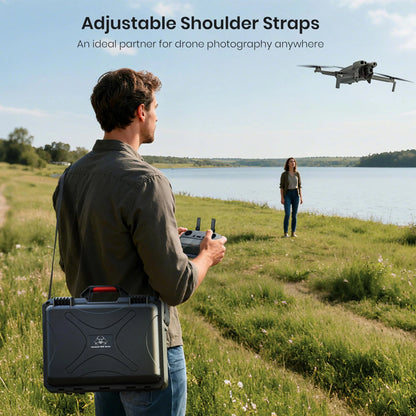 STARTRC Dual Layer Waterproof Hard Case for DJI Mini 5 Pro Drone,