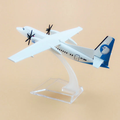 1/400 Scale Aircraft Mongolia Fokker 50 FK-50 Alloy Plane Model Display Gift g