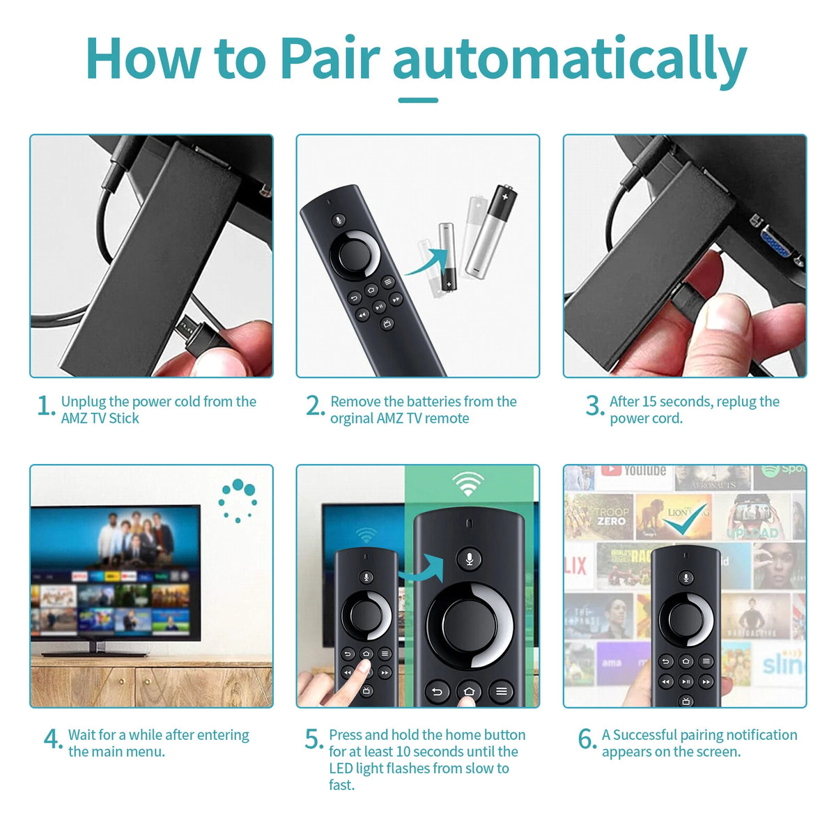 For Amazon TV Stick Lite 1st-Gen (2020) S3L46N Voice Remote Control H69A73