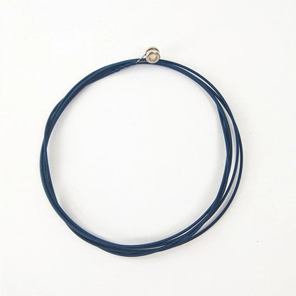Set of 4 Steel Strings Blue Rose Red Yellow for 4 String Bass Guitar