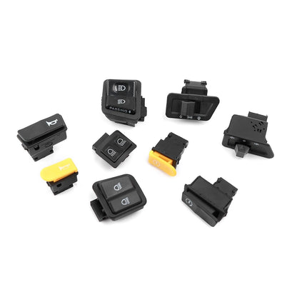 Mokuo Motorcycle Handle Switch Button in PP Material Compatible with Chinese...