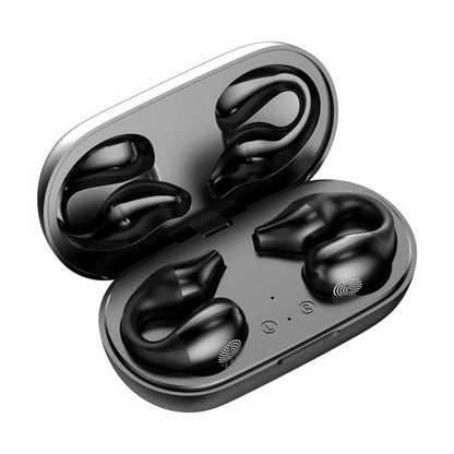 LED Bone Conduction Earbuds Wireless Bluetooth 5.2 Headphone HiFi Stereo Headset