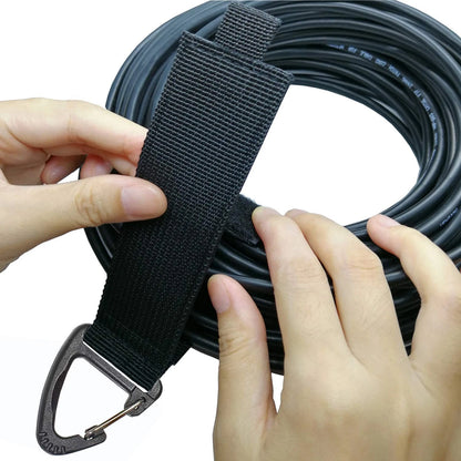 Extension Cord Organizer(8 Pack), Holder for 3L/3M/2S, Black